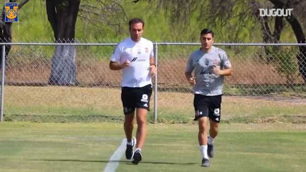 Tigres finishing practice